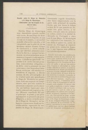 Desafío entre D. Diego de Monsalve y D. Diego de Mazariegos, (Gobernador que fué después de la Isla de Cuba) - (Continuación)