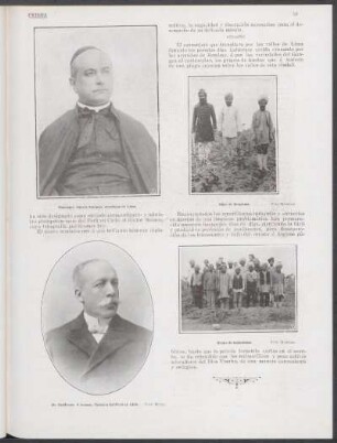 [Fotografía de] Monseñor García Naranjo, arzobispo de Lima
