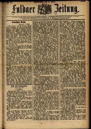 Ausgabe vom Donnerstag, den 04. April 1889.