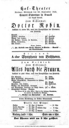 A-dur Symphonie