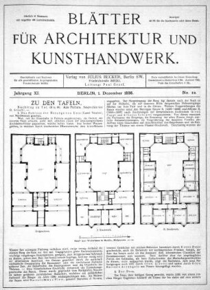 No. 12, 1. Dezember 1898