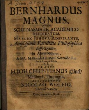 Bernhardus Magnus