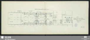 Zchg. 14717a. Parterre Dampf- u. Transmissions-Anlage zur Neuanlage der Varziner Papierfabrik Hammermühle. zu Z. No. 14717
