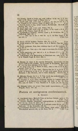 12-20, Patres et scriptores ecclesiastici
