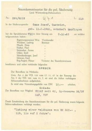 Gaus, Josef