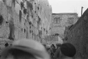 Klagemauer : Klagemauer in der Altstadt von Jerusalem