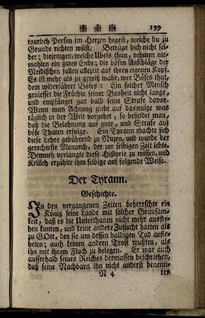 Der Tyrann.