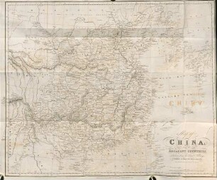 Map of China and the adjacent countries