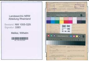 Entnazifizierung Wilhelm Melles , geb. 17.05.1896 (Bahnsekretaer)