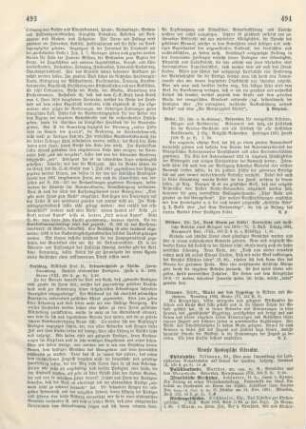 493-494 [Rezension] Beyschlag, Willibald, Erkenntnißpfade zu Christo