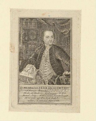 Henricus Fridericus Delius; geb. 08.07.1720