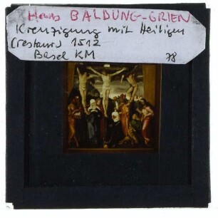 Baldung Grien, Kreuzigung mit Heiligen