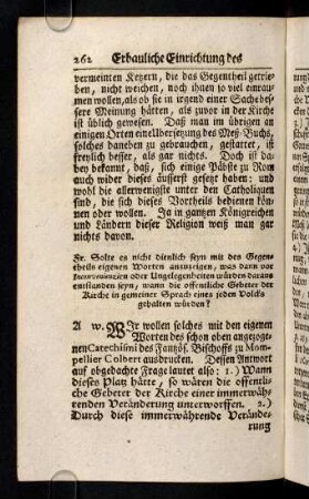 262-266, Fr. Solte es nicht dienlich seyn mit des Gegentheils ...