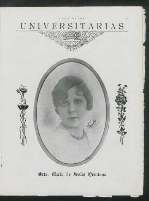Universitarias - Srta. María de Jesús Quintana
