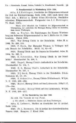 10. Der Bauernkrieg vom Jahr 1525