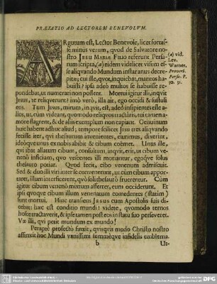 Praefatio Ad Lectorem Benevolum