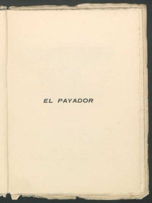 El payador