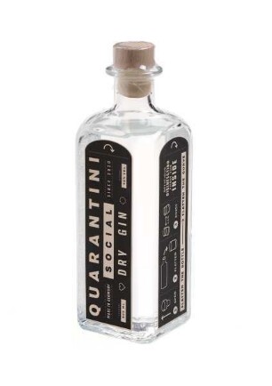 Flasche des 2020 kreierten Labels "Quarantini"