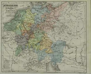 Deutschland nach seiner Einteilung in zehn Kreise
