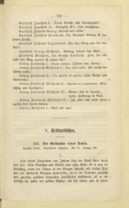 V. Erdkundliches