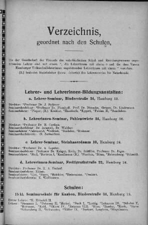 Lehrer- und Lehrerinnen-Bildungsanstalten.