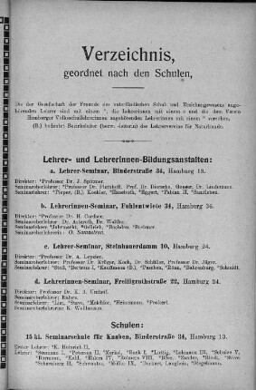 Lehrer- und Lehrerinnen-Bildungsanstalten.