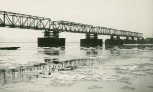 Weichselbrücke Graudenz, Deutschland, 1914-1915