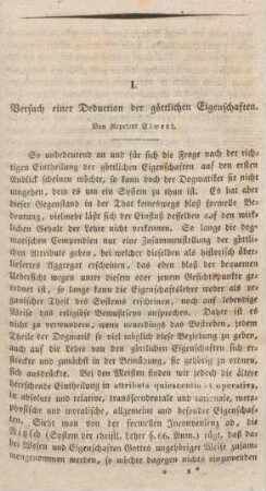 3-17 Versuch einer Deduction der göttlichen Eigenschaften