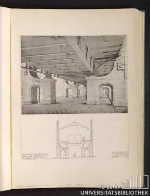 Teil III. Tafel 20. Haltestelle Bülowstrasse. Unter der Bahnhofshalle. Architekt: Bruno Möhring.