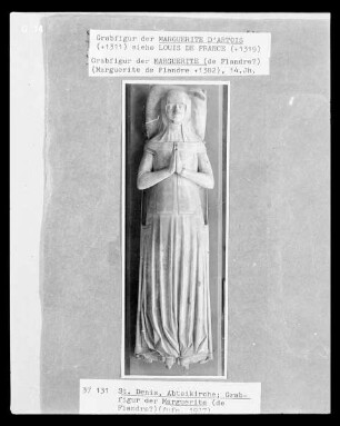 Grabfigur der Marguerite (de Flandre?)
