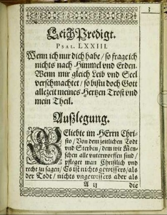 LeichPredigt.