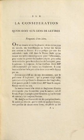 Oeuvres complètes de Voltaire, 49. Melanges Litteraires ; 3