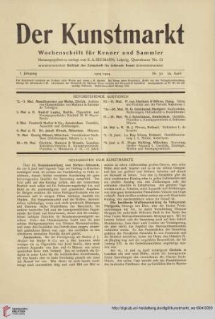 Nr. 30 (29. April)