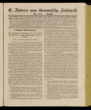 Nro. 15. - 1847