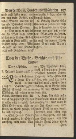Von der Buße, Beichte und Absolution.