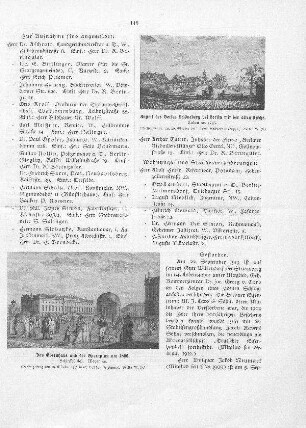 Abbildung: Das Opernhaus und der Opernplatz um 1800