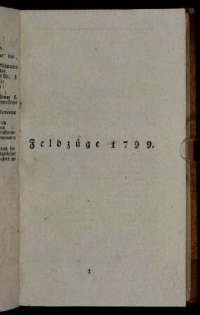 Feldzüge 1799