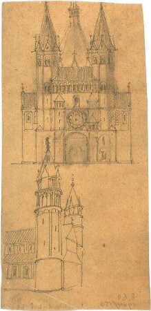 Schmidt, Heinrich von; München; St. Maximilian - Perspektive, Ansicht