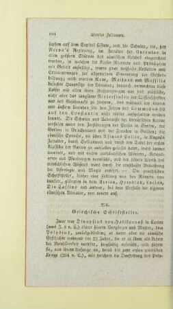 276. Griechische Schriftsteller