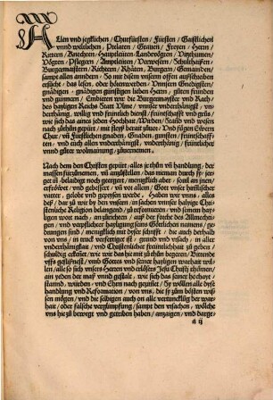 Gemain außschreiben: vnnd entschuldigung, ayns Erbarn Raths der Statt Vlm, was jne in götlichen sachen zu Christenlichem seinem fürnemen, verursacht hab. Anno Domini MDxxxi