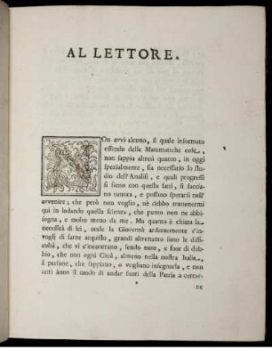 Al Lettore.