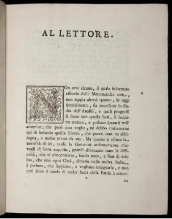 Al Lettore.