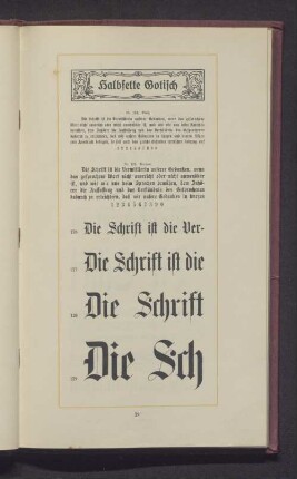 Halbfette Gotisch