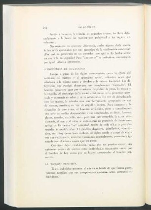 La "horda" primitiva