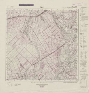2914 (alte Nr.: 1447) Littel, Meßtischblatt (4cm - Karte)