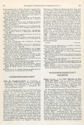948-954 [Rezension] Diskussion um Hans Küng "Die Kirche"