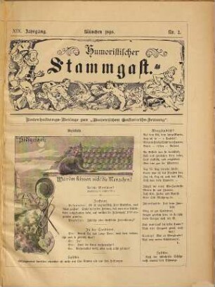 Humoristischer Stammgast. 1898 = Jg. 19