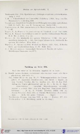 Nachtrag zu Seite 194