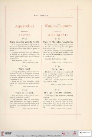 Aquarelles & Lavis (Nr. 893 - 1857)