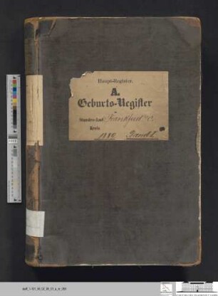 Geburtsregister Stadt Frankfurt (Oder) 1889, Urkunde 1-490
